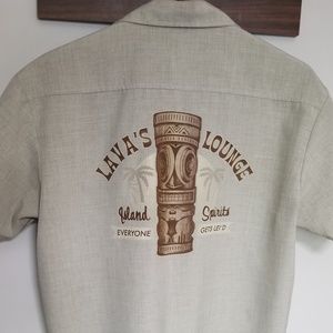 Steady Clothing Men's Tiki Hawaiian Button Down